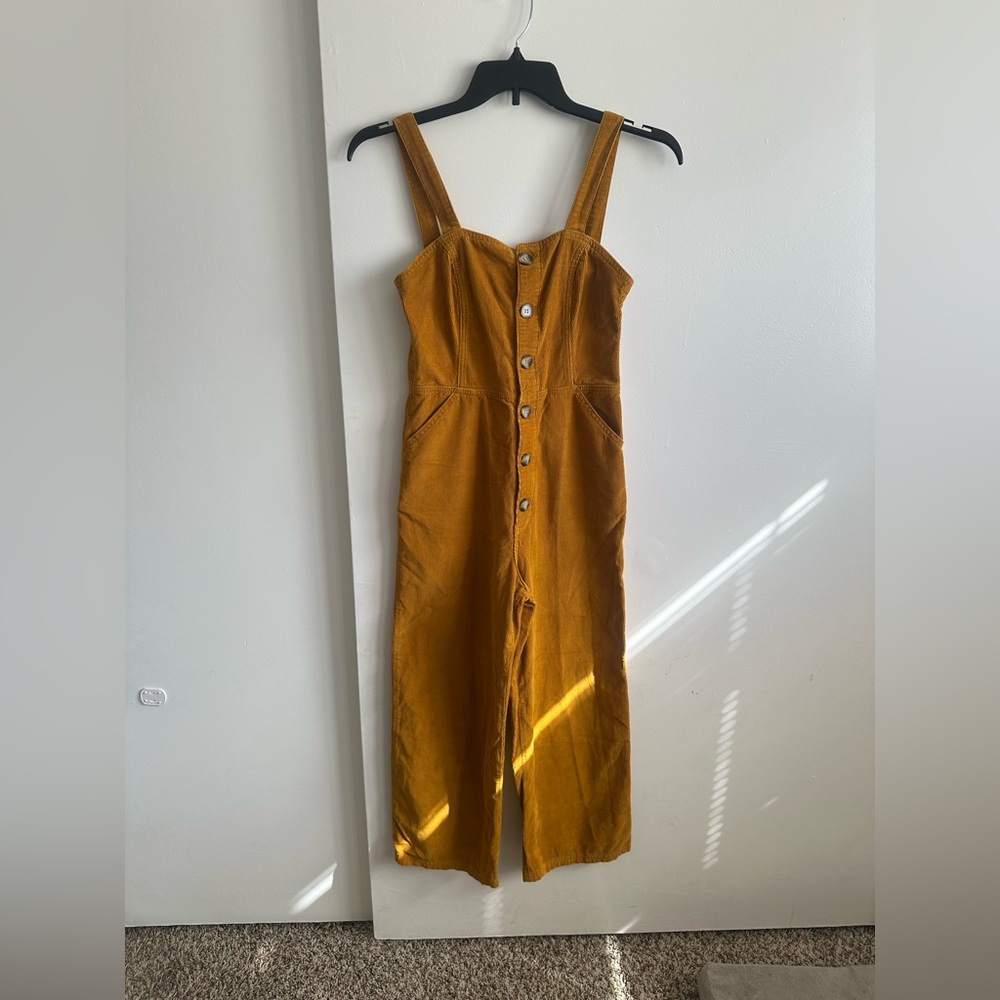 BDG Golden Button-Front Jumpsuit